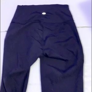 black lulu lemon leggings wunder under